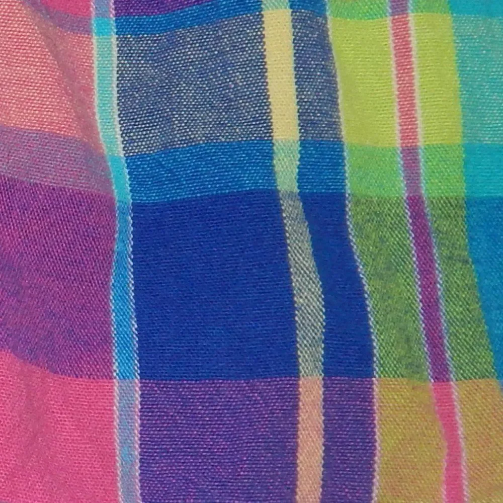The Children's Place Girls Size 6 Colorful Plaid Bermuda Shorts Pockets Casual